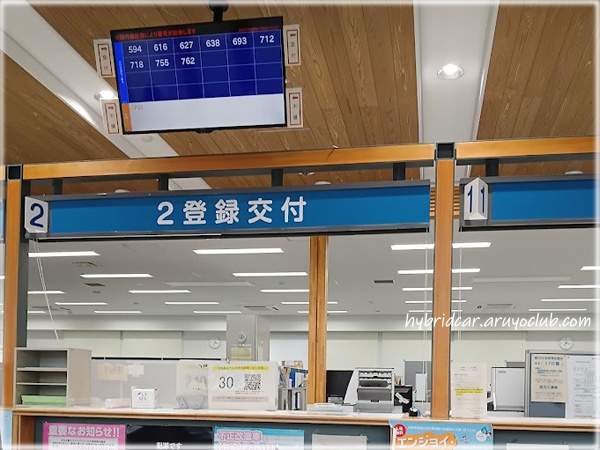 名義変更（移転登録）を陸運局でやってきた